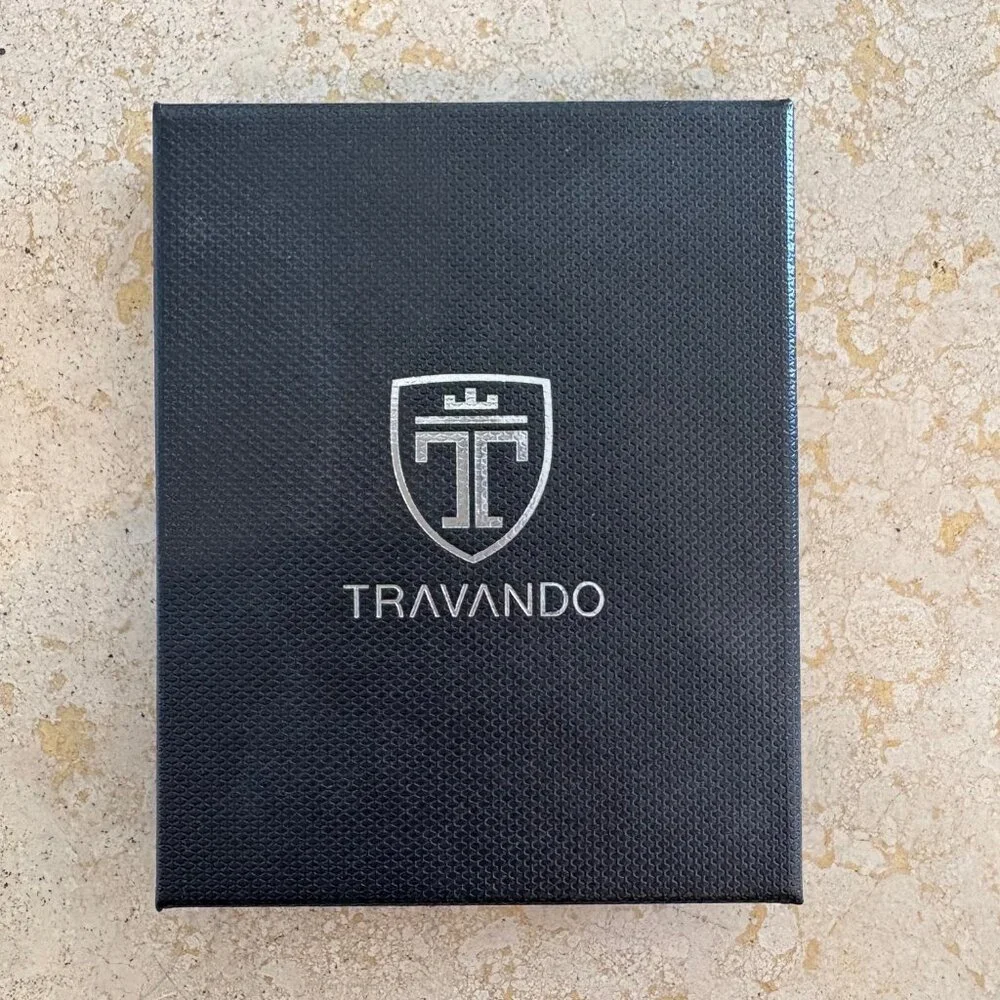 TRAVANDO Men's Slim Wallet RFID Blocking Money Clip Bifold Credit Card Holder